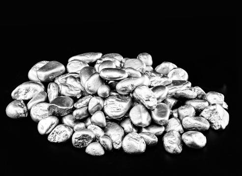 Nickel material. Image Credit: Shutterstock.com/RHJPhtotos
