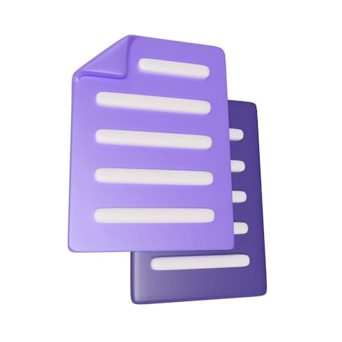 Purple file icons. Image Credit: Shutterstock.com/Pendimarfuad Adv