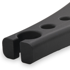 Electrical probe holder made from Formlabs ESD resin.