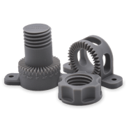 An adjustable angle bracket made from Formlabs Grey V5 resin.