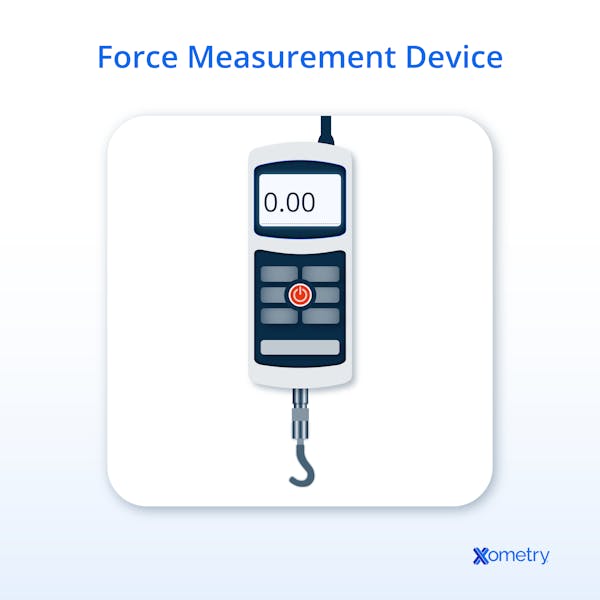 Illustration of a force measurement device