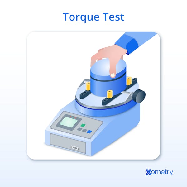 An illustration of a torque test.