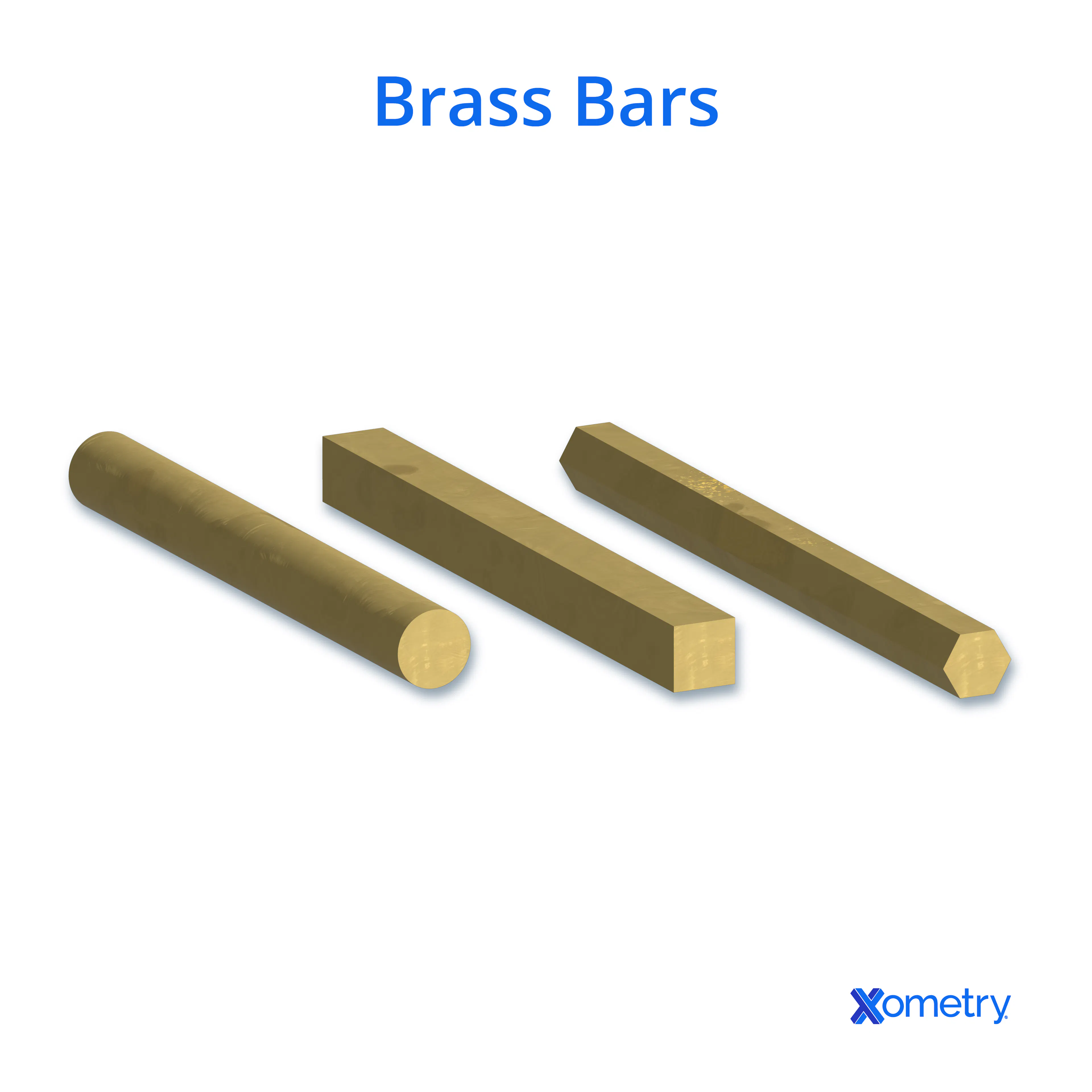 An illustration of brass bars.