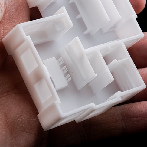 SLA 3D printed architectural model in White V5 resin.
