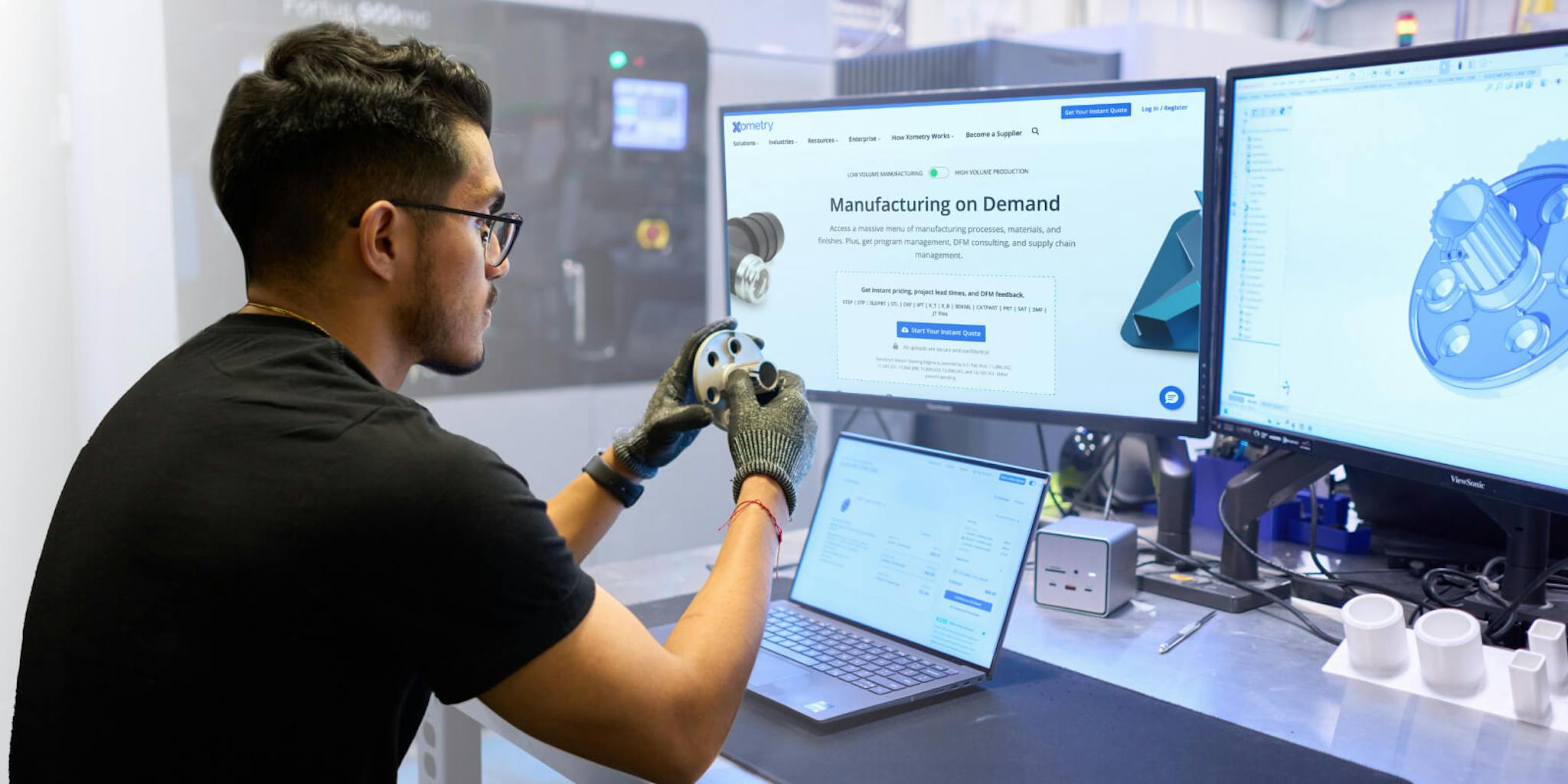 Custom Manufacturing on Demand | Production Parts and Prototypes | Xometry