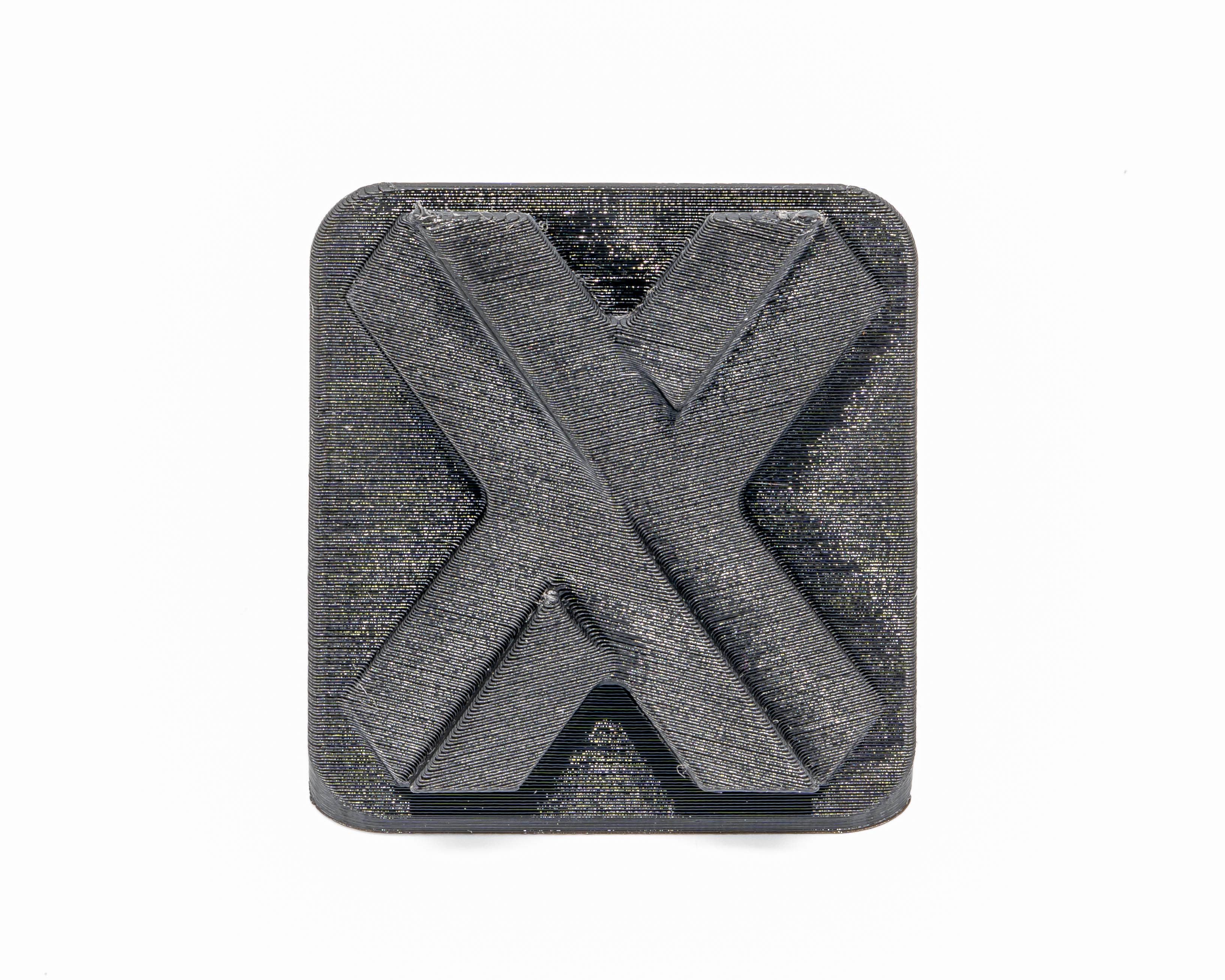 Xometry X Tile Printed in black PETG