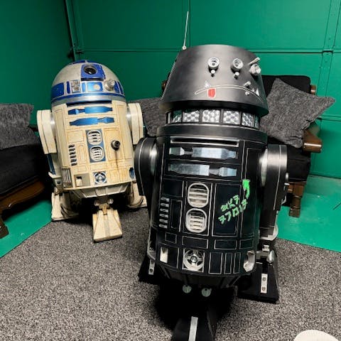 Star Wars droids built by Scavenger Workshop co-founder Mark Hammonds