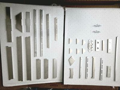 Aluminum parts ordered from Xometry