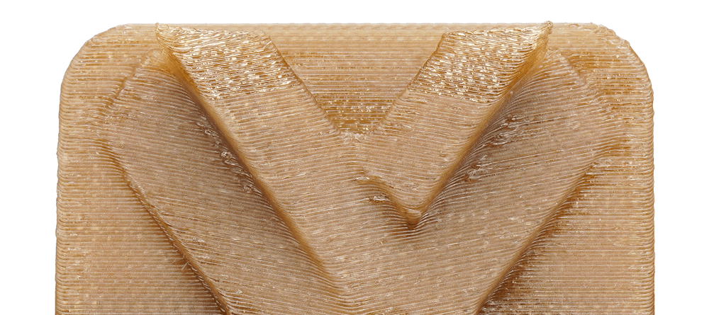 3D printed Xometry X-tile made of VICTREX AM 200.