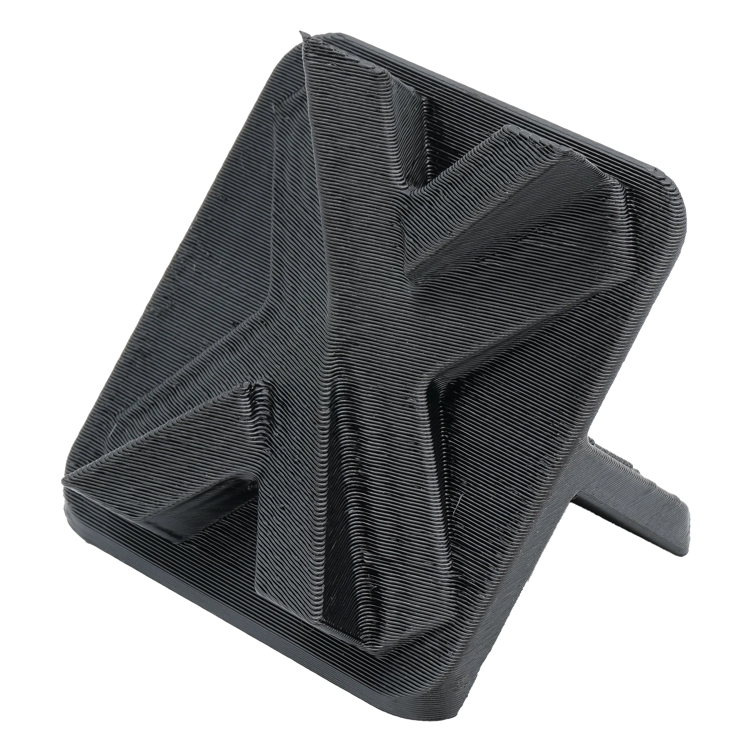 3D printed Xometry X-tile made from Antero 840CN03.