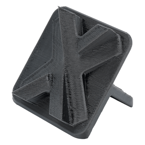 3D printed Xometry X-tile made from Antero 840CN03.