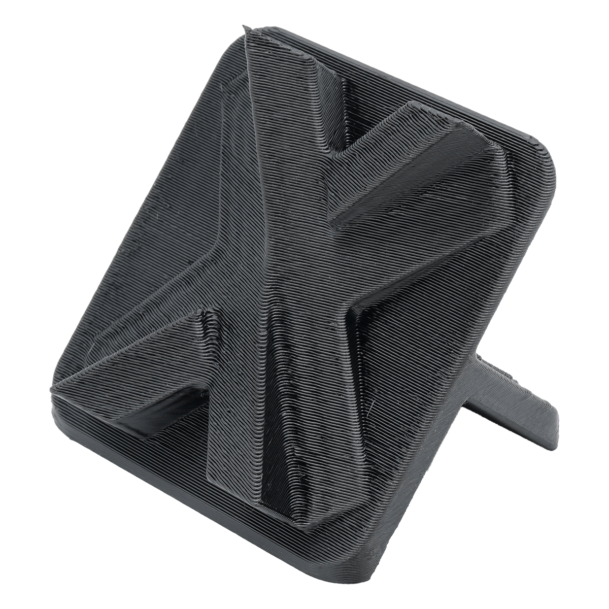 3D printed Xometry X-tile made from Antero 840CN03.