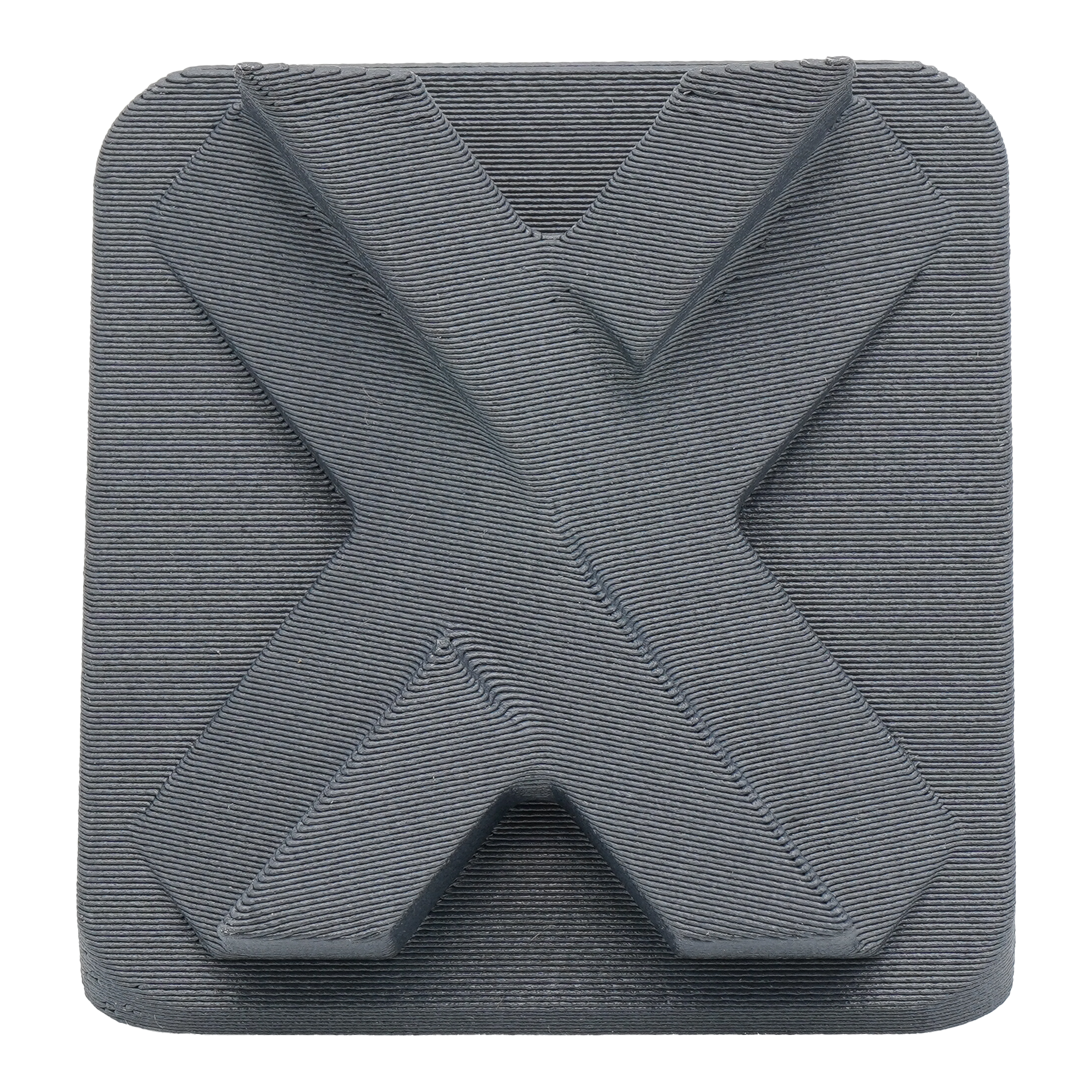 Xometry X-tile made from ABS-CF10.
