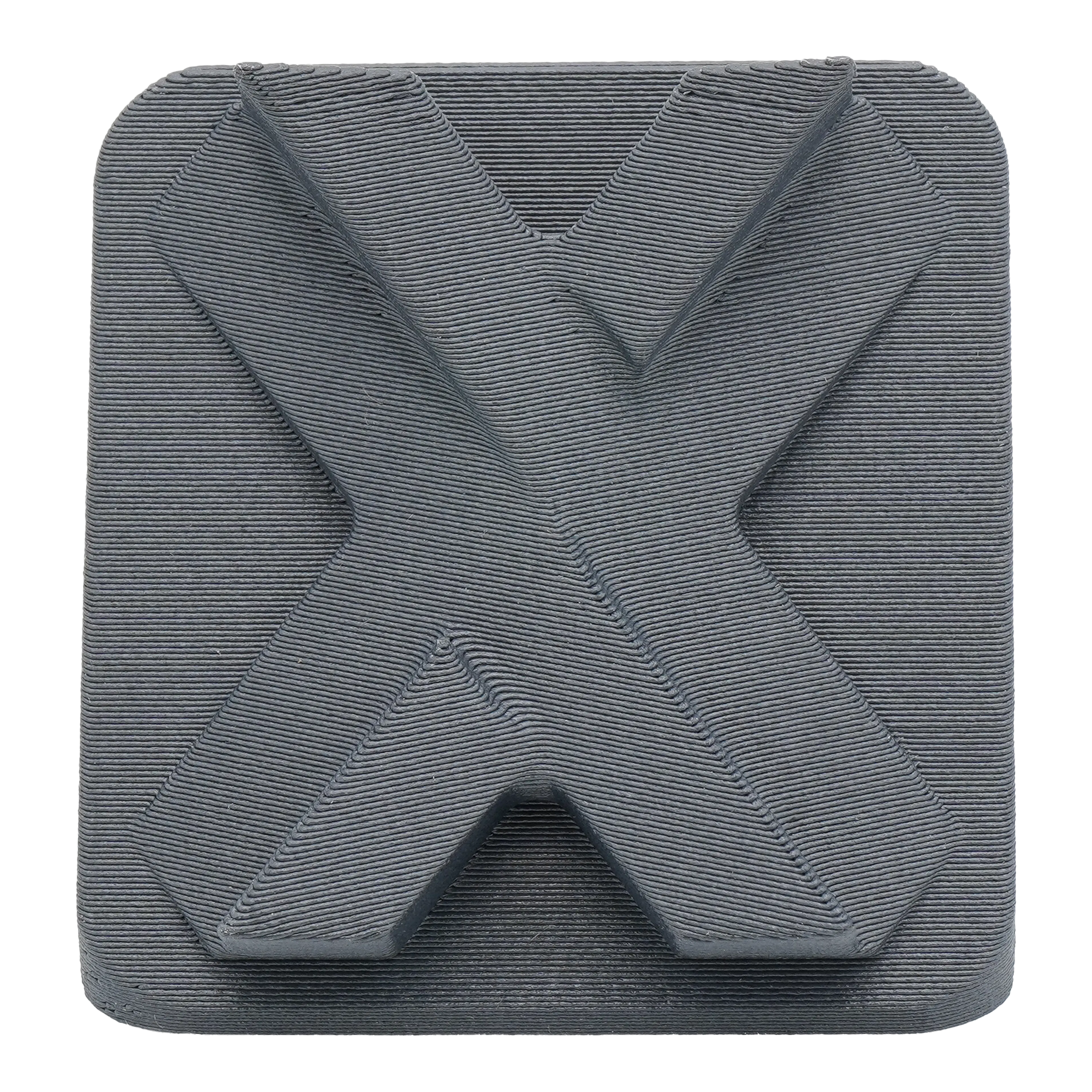 Xometry X-tile made from ABS-CF10.