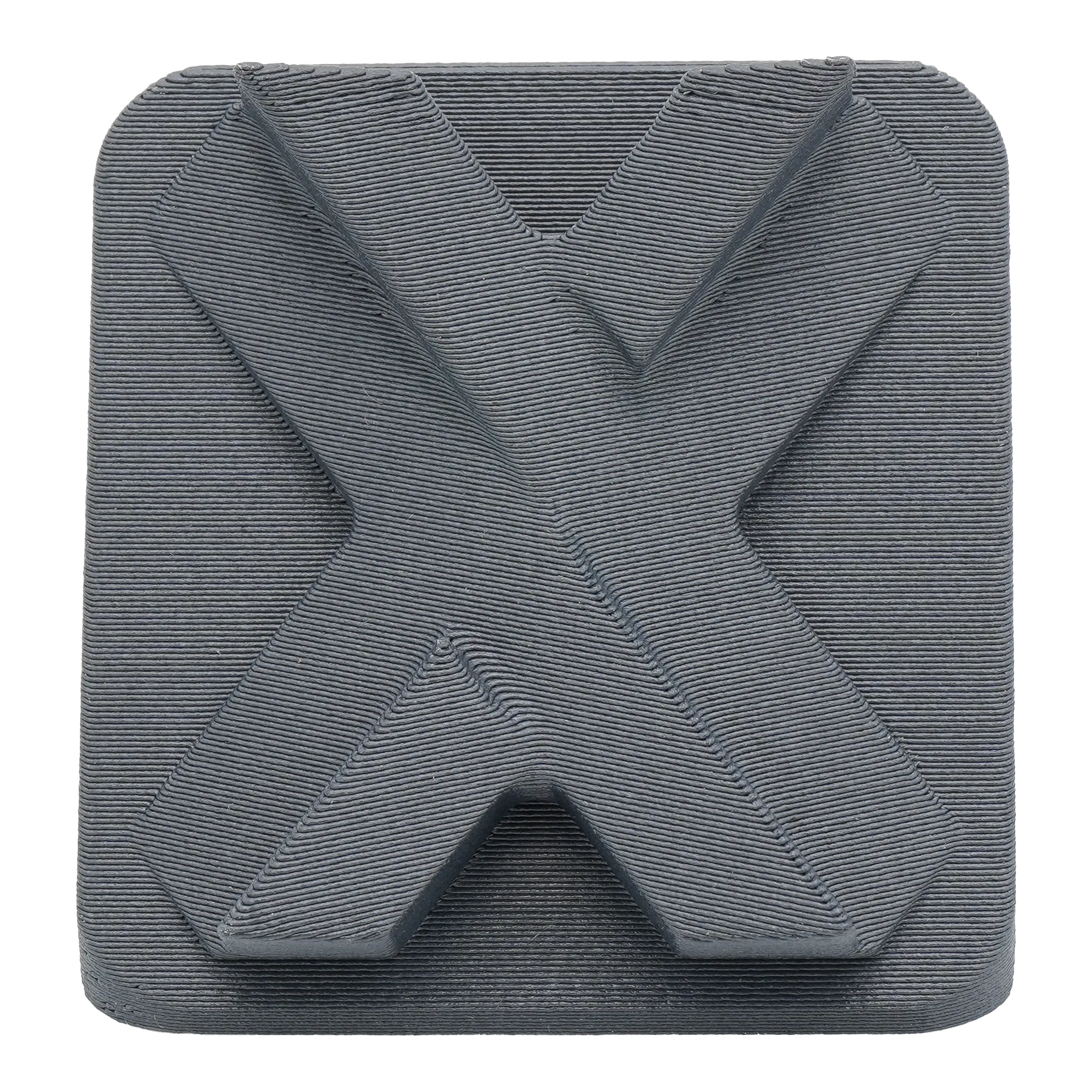 Xometry X-tile made from ABS-CF10.