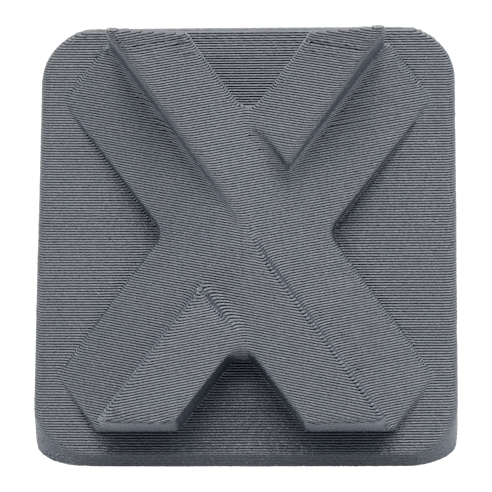 Xometry X-tile made from ABS-CF10.