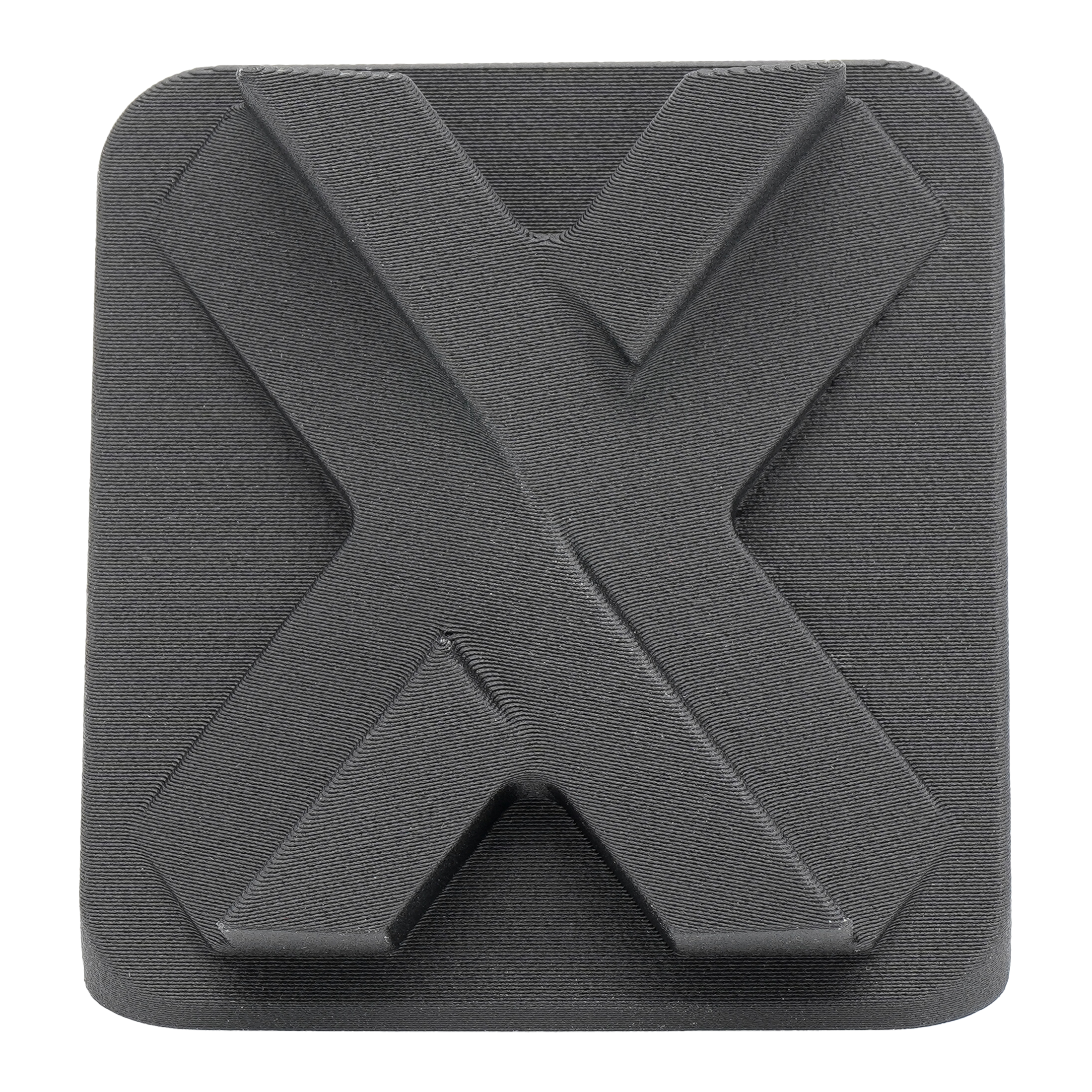 Xometry X-tile printed in Nylon 6 CF via FDM.