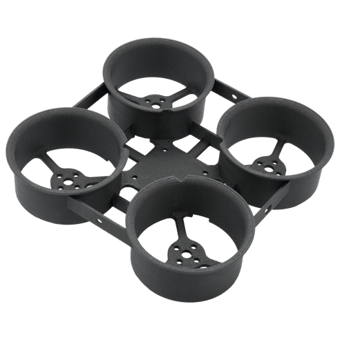 Drone part 3D printed in Nylon 6 CF via FDM.