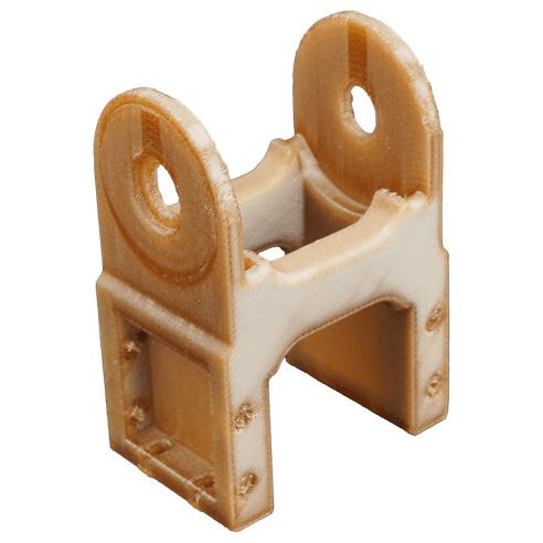 3D printed mount made from VICTREX AM 200.