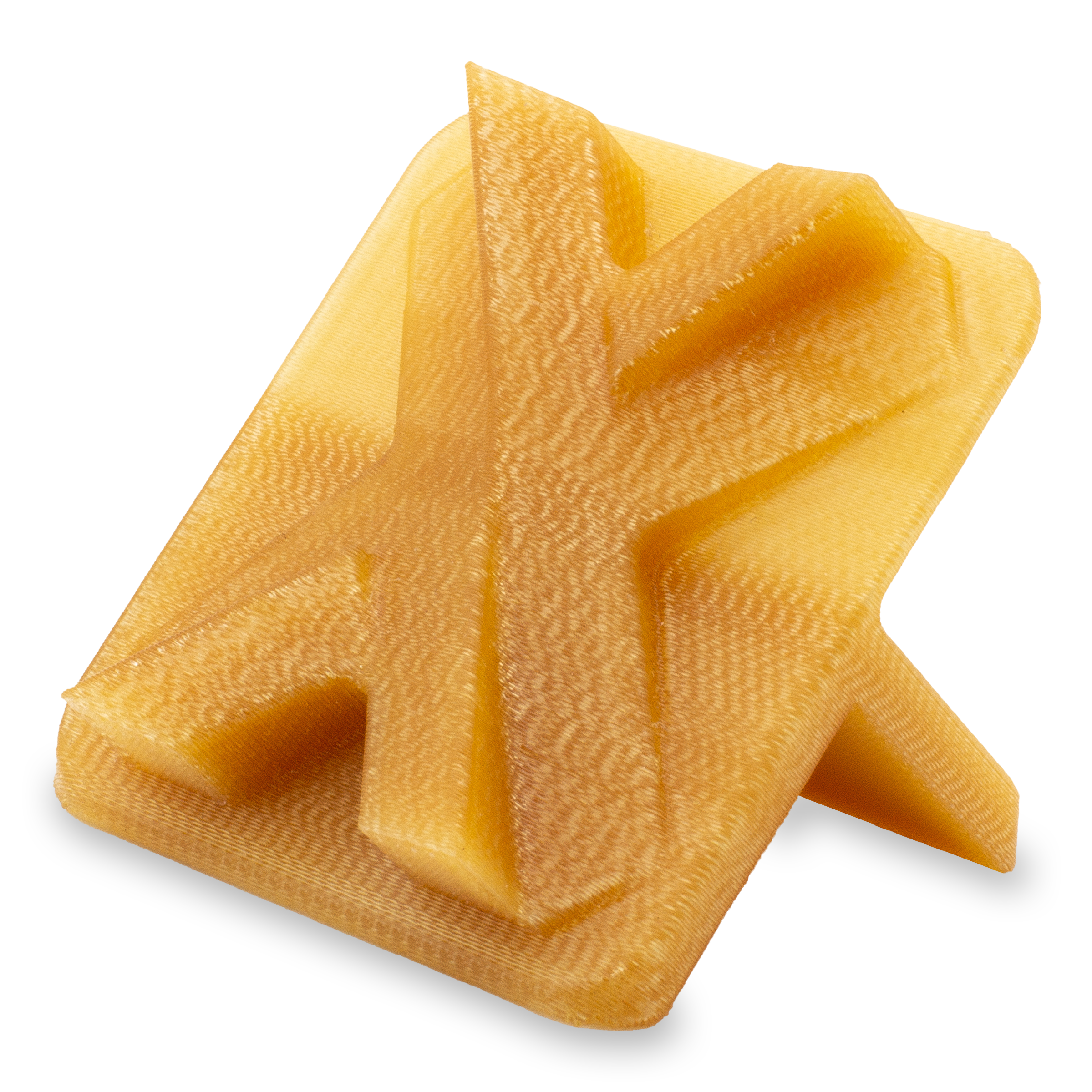 3D printed Xometry X-tile made of ULTEM 1010.