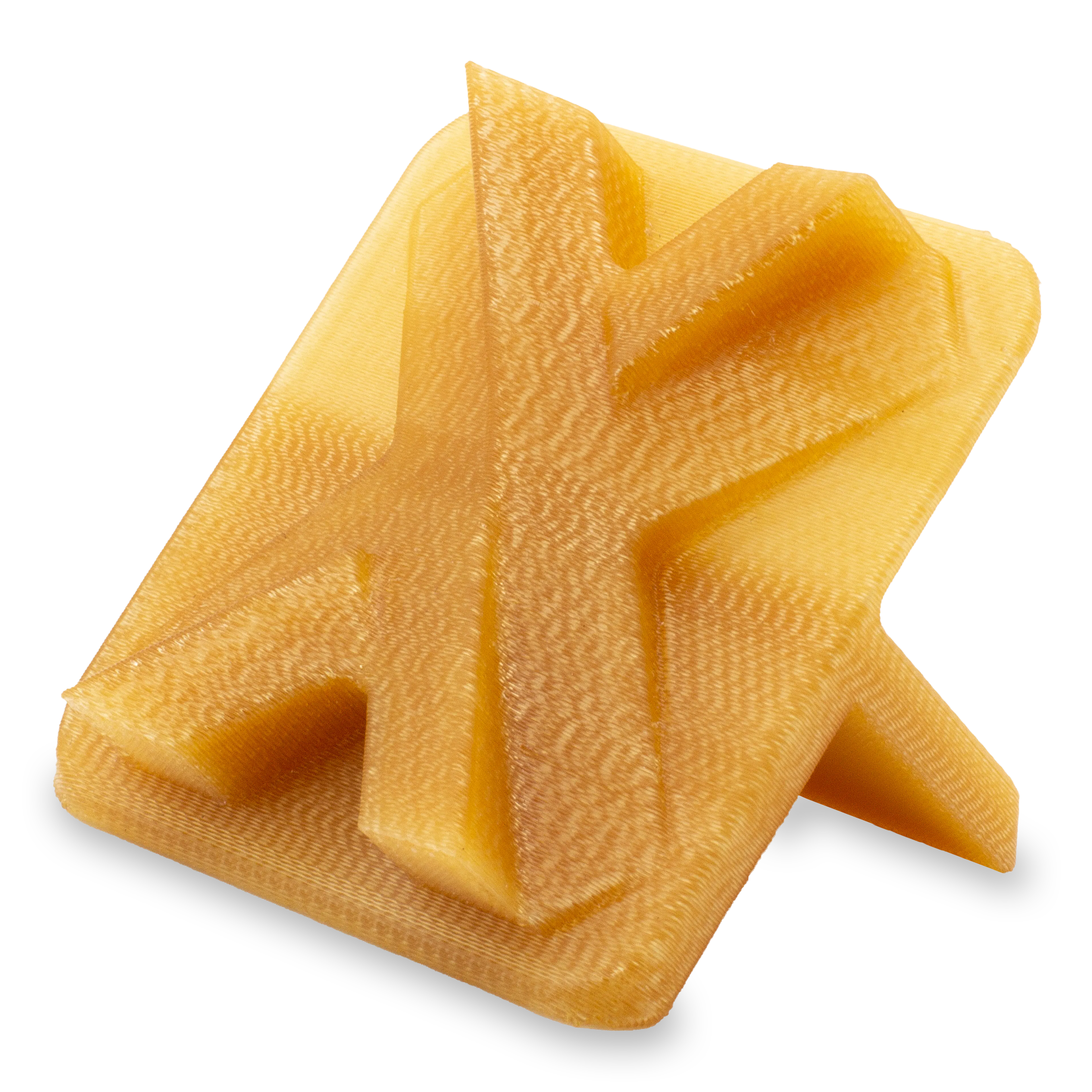 3D printed Xometry X-tile made of ULTEM 1010.
