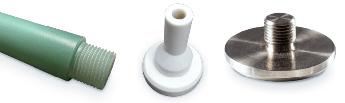 Examples of turned parts made by Xometry.