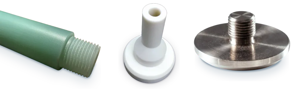 Examples of turned parts made by Xometry.