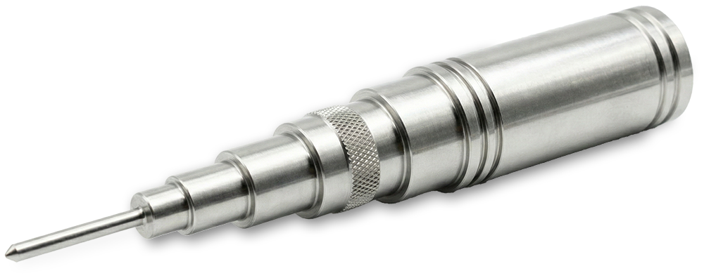 Example of a swiss turned part.