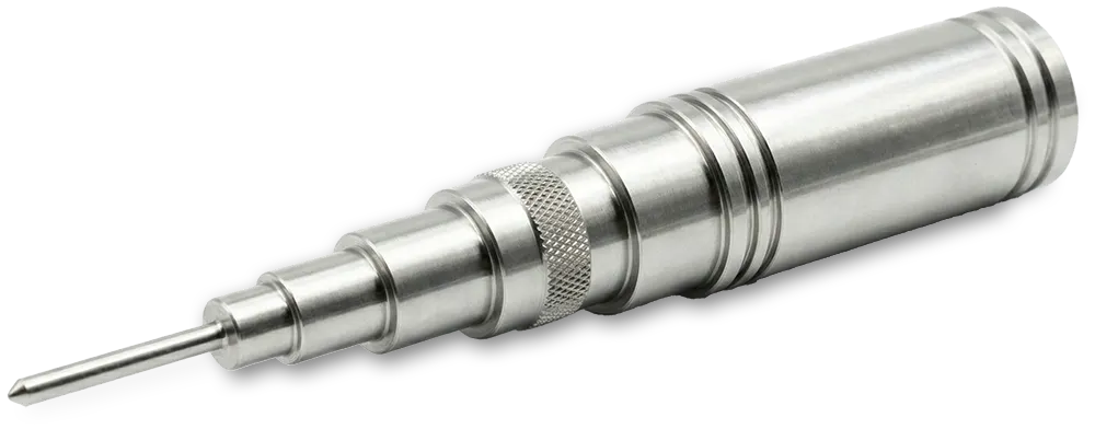 Example of a swiss turned part.