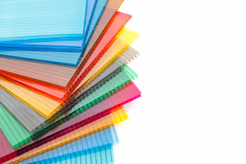 Polycarbonate plastic. Image Credit: Shutterstock.com/Cat Us