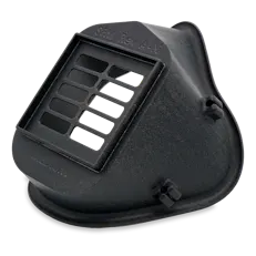 Mask body printed in MJF Nylon 12, Smooth with a vapor-smoothed finish.