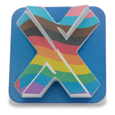 X-Tile printed in MJF Nylon 12, Multi-Color (CB)