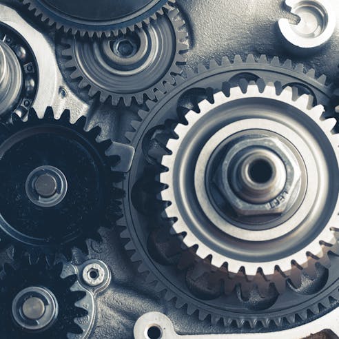 Gears. Image Credit: Shutterstock.com/nikkytok