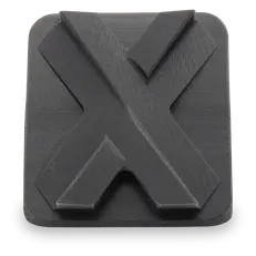 Xometry tile made in EPU 46 using Carbon DLS 3D printing.