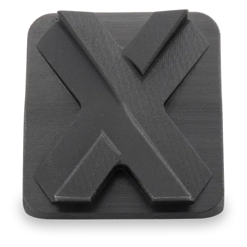 Xometry tile made in EPU 46 using Carbon DLS 3D printing.