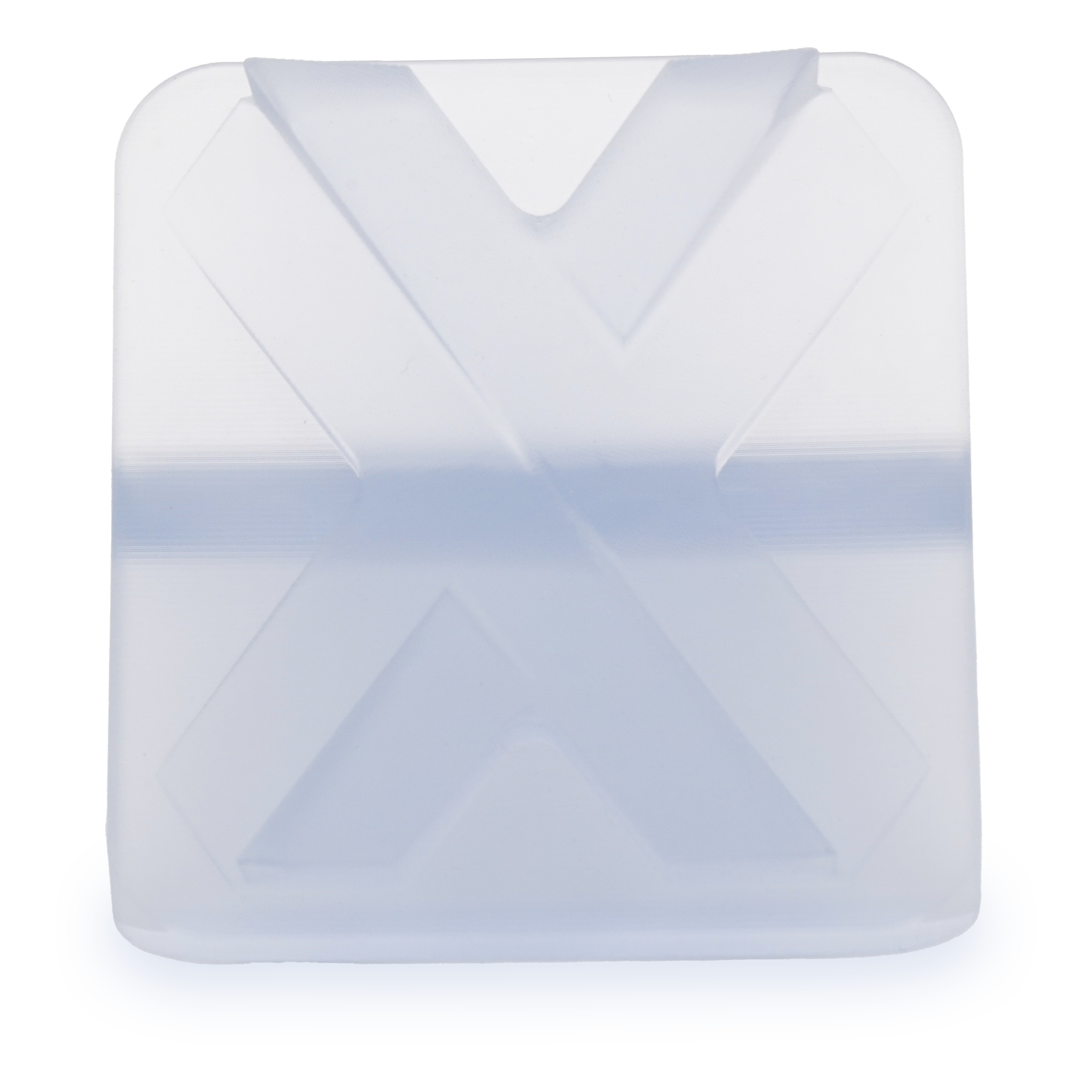 A Xometry tile made out of LOCTITE 3D IND405 Clear using Carbon DLS 3D printing.