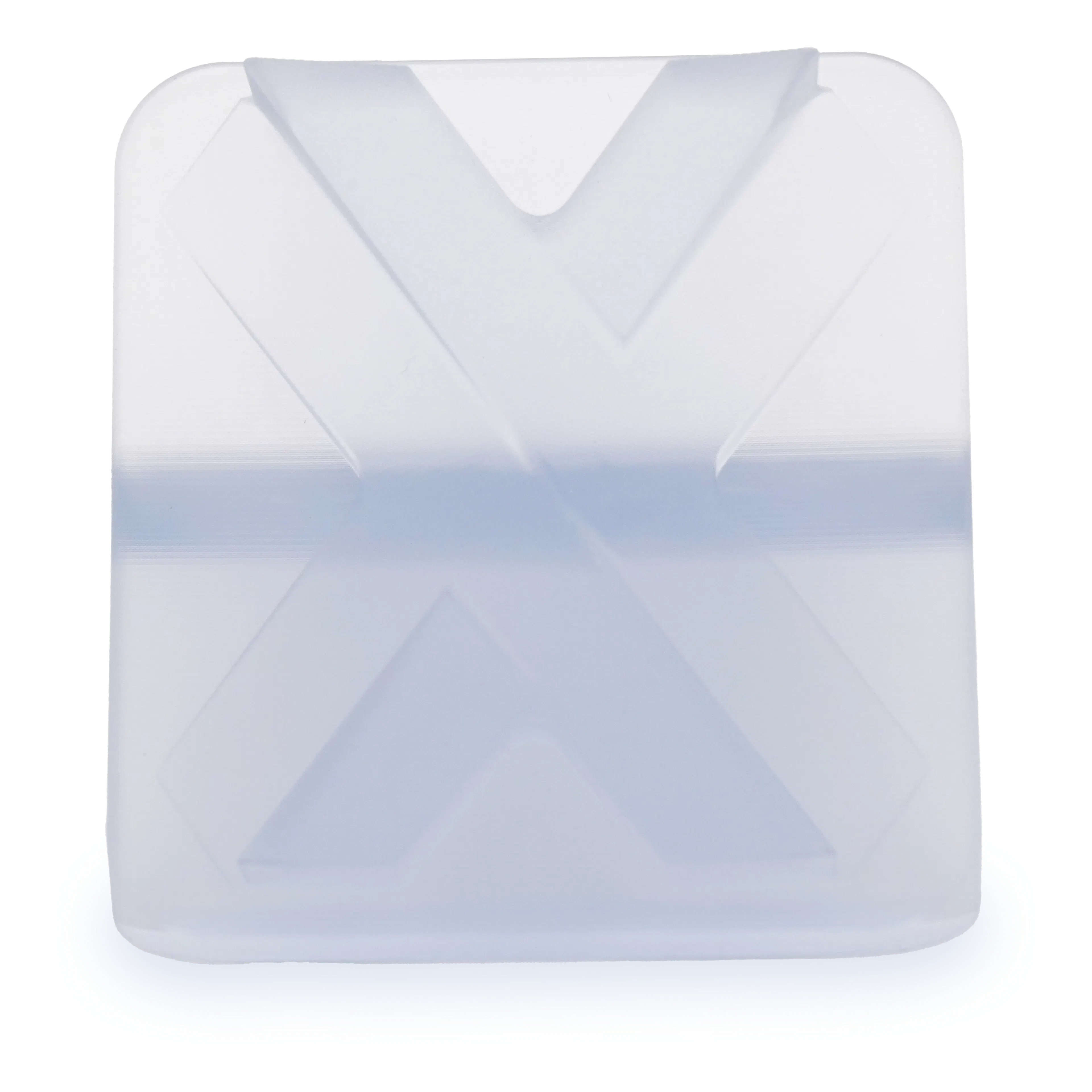 A Xometry tile made out of LOCTITE 3D IND405 Clear using Carbon DLS 3D printing.
