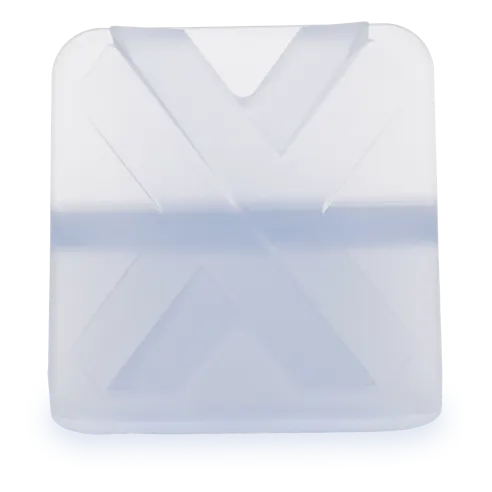 A Xometry tile made out of LOCTITE 3D IND405 Clear using Carbon DLS 3D printing.