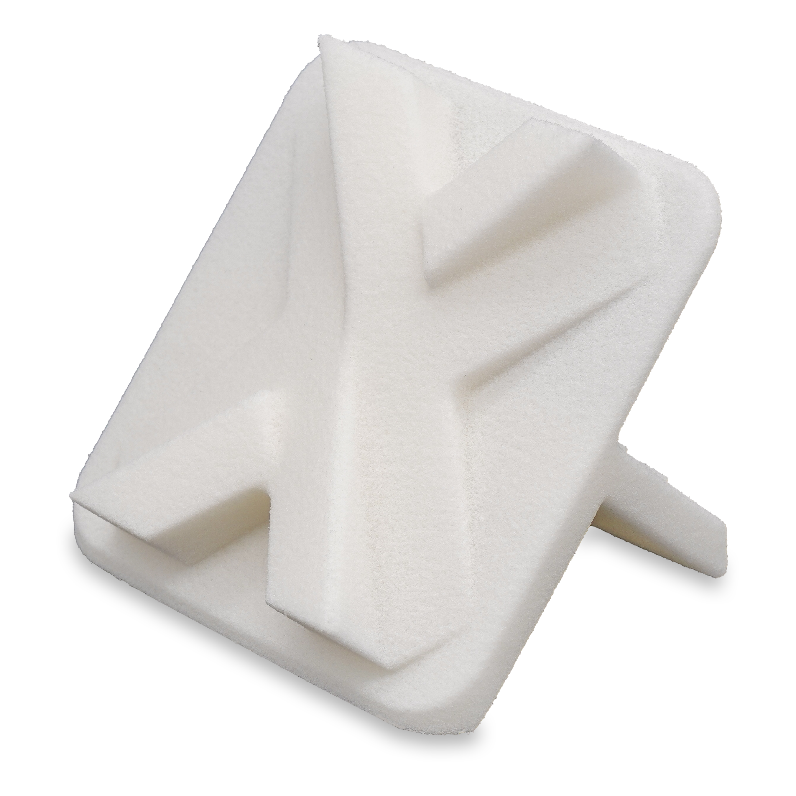 SLS 3D printed Xometry tile in TPU 88A (TPU 1301).