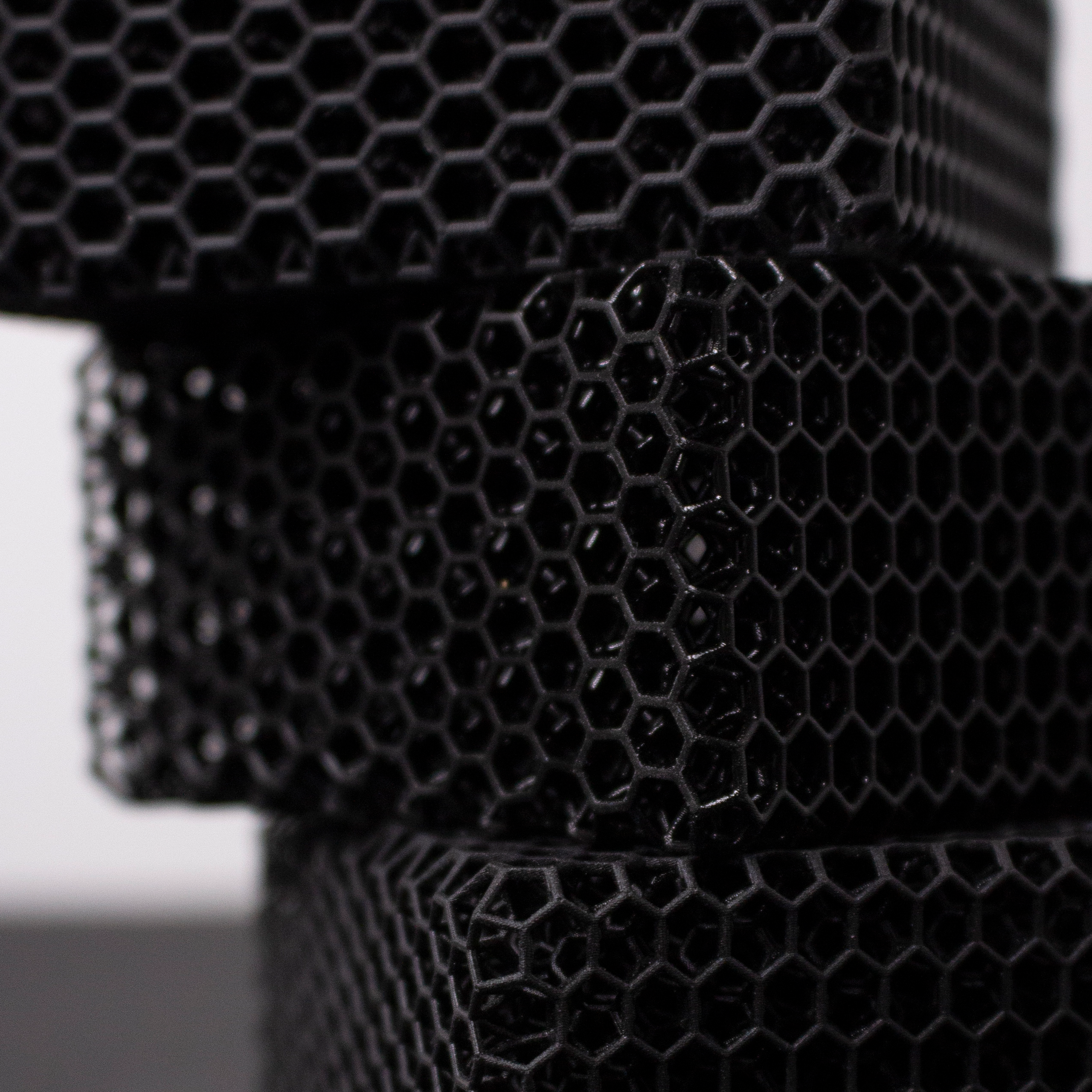 Lattice structures 3D printed using Carbon DLS.