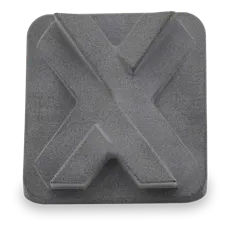 Xometry tile in Nylon 12, Smooth (PA950 HD) 3D printed via SLS.