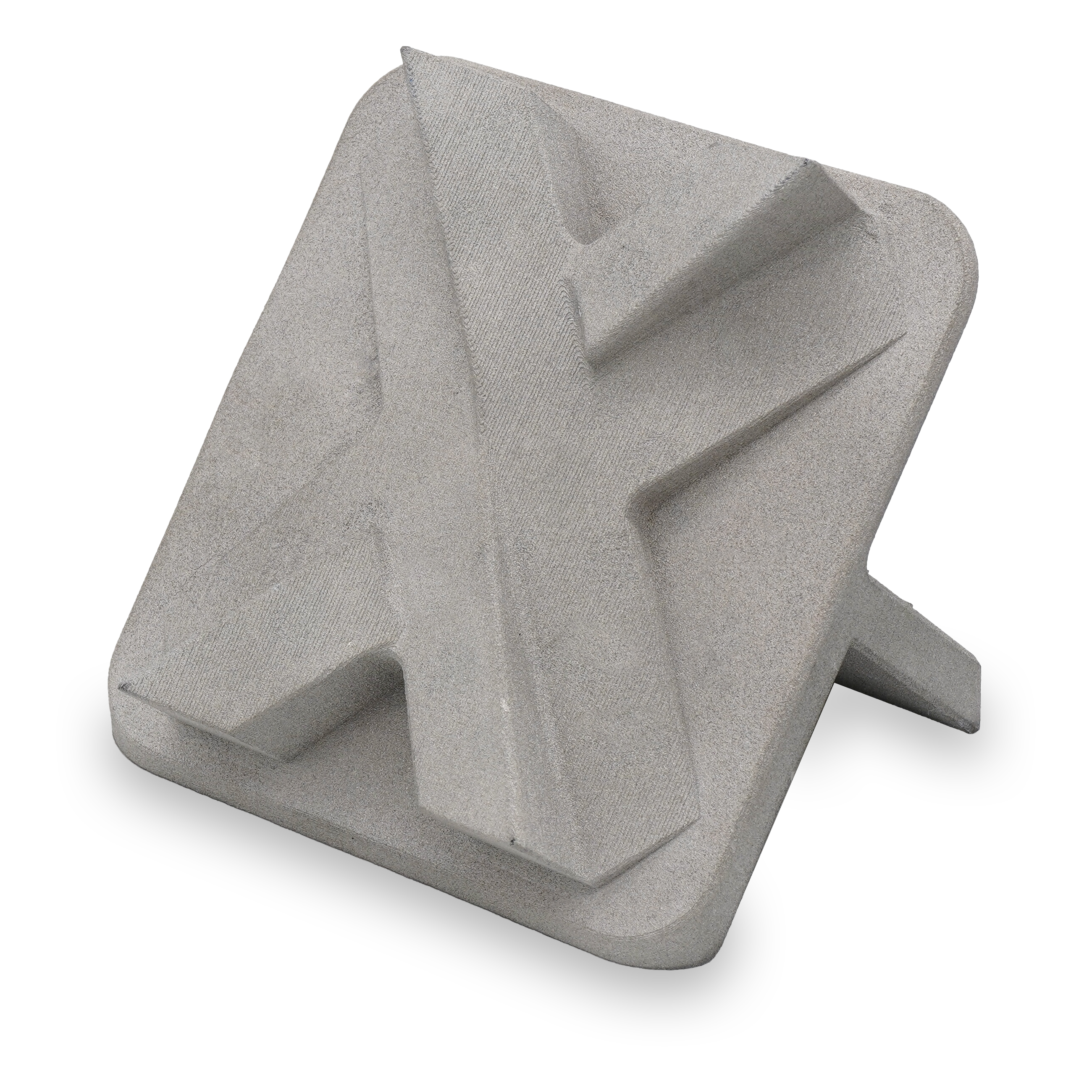 Xometry X-tile MBJ 3D printed in Stainless Steel 17-4PH.