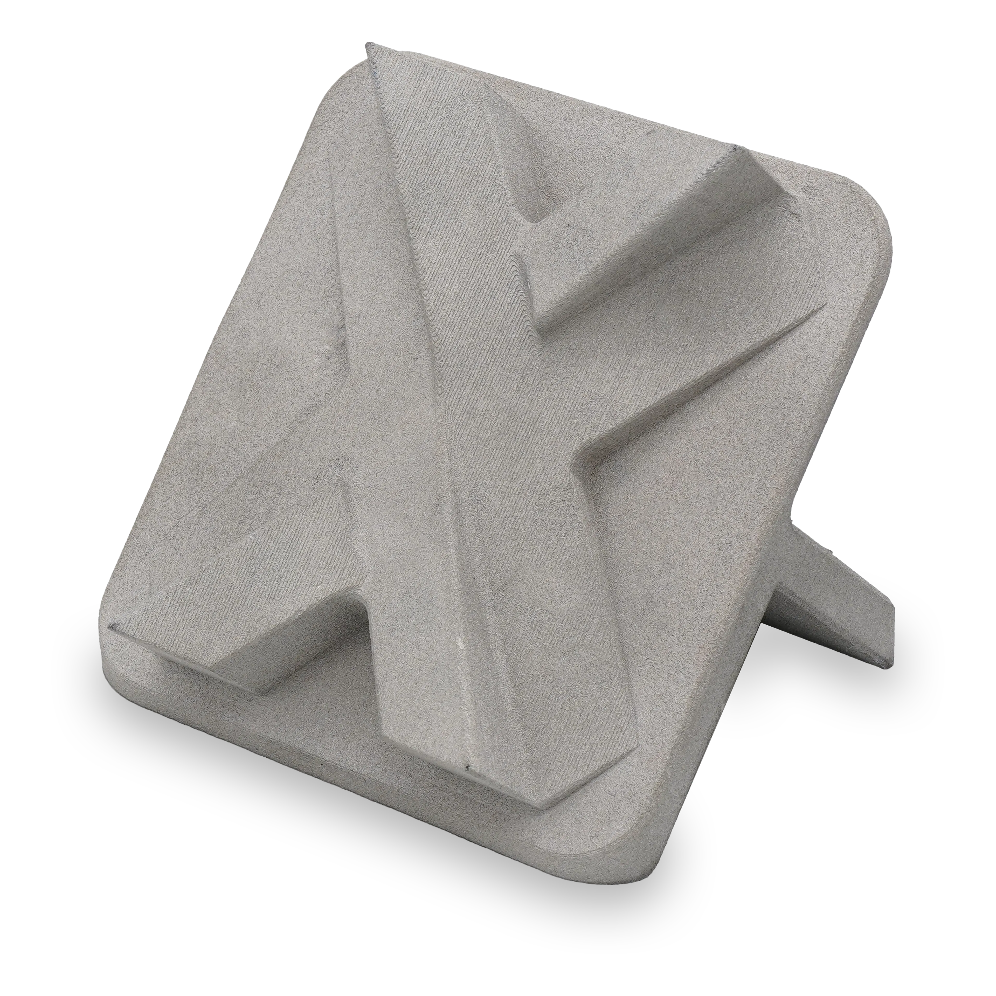 Xometry X-tile MBJ 3D printed in Stainless Steel 17-4PH.