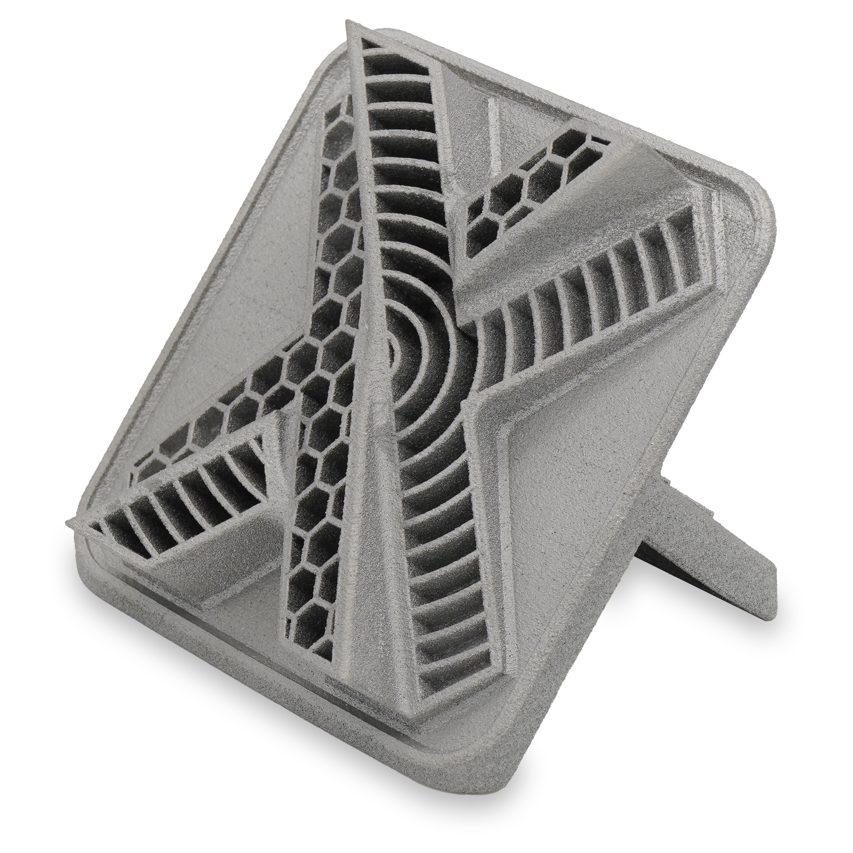 Xometry X-tile DMLS 3D printed in Titanium Ti6Al4v.