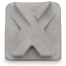 Xometry X-tile MBJ 3D printed in Stainless Steel 17-4PH.