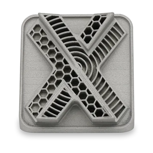 DMLS 3D printed Xometry X-tile in Inconel 625.