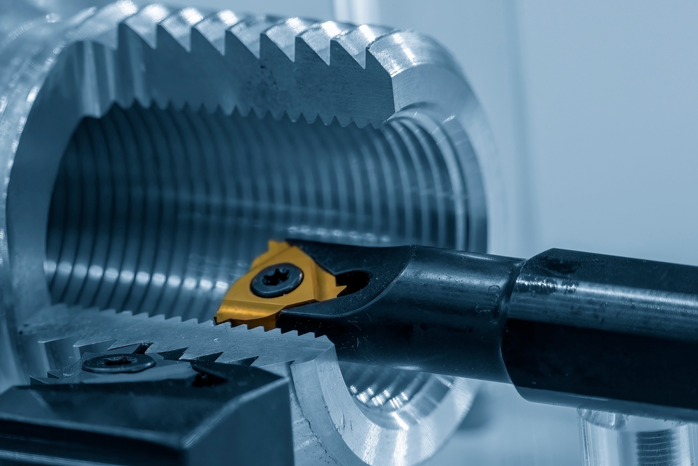 Thread milling on a shop lathe