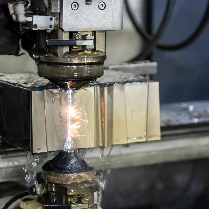 Wire EDM machine. Image Credit: Shutterstock.com/Pixel B