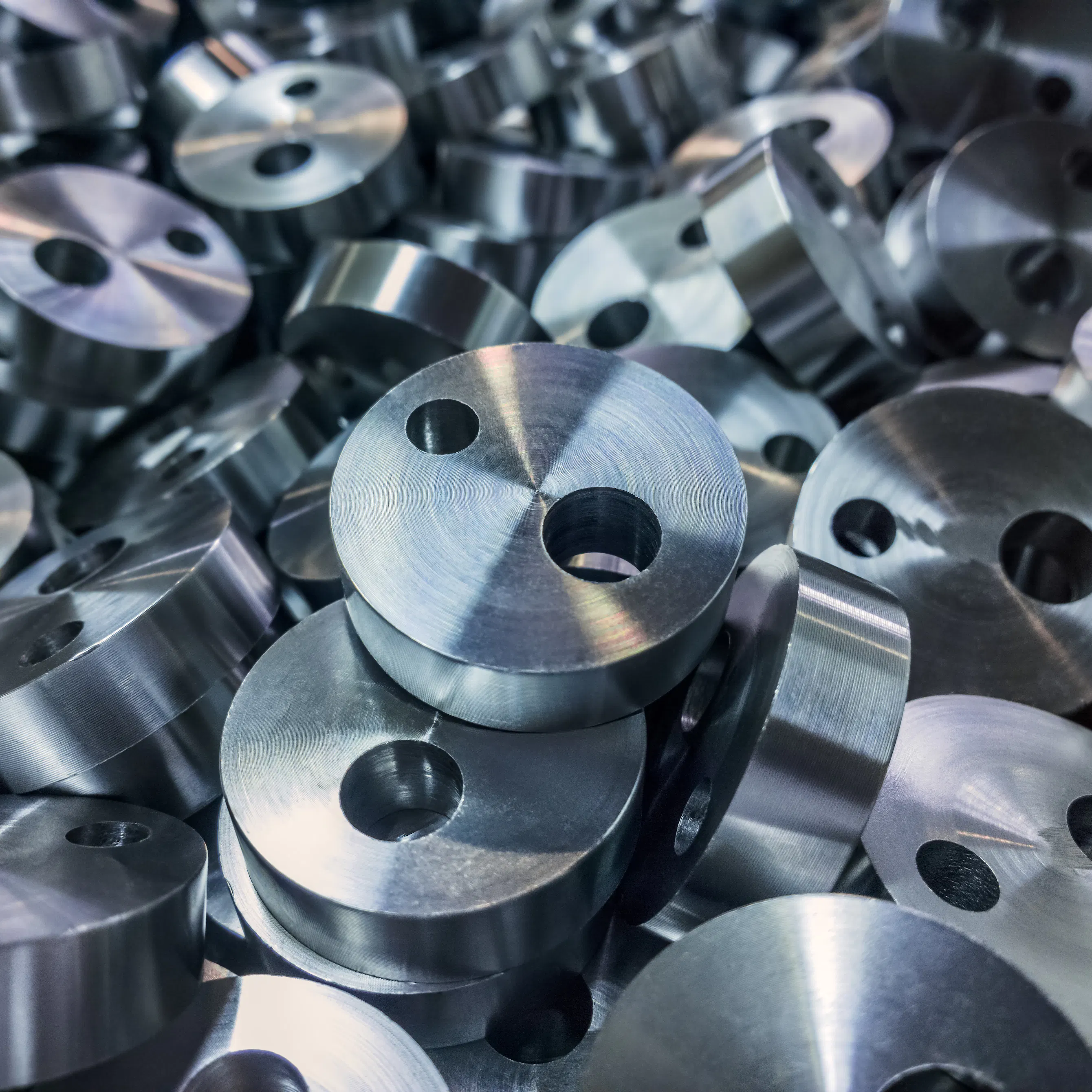Machined metal parts scale to production through CNC services. Image Credit: FreePik.com/shyachlo