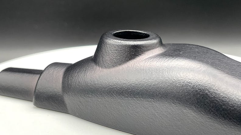 Chemical vapor smoothing HP MJF 3D prints